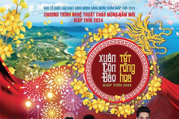 Chương trình nghệ thuật “Xuân Côn Đảo - Tết rồng hoa” chào năm mới tại Côn Đảo - Anh 1